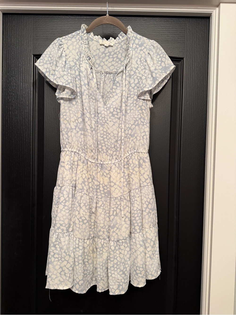Flutter sleeve dress